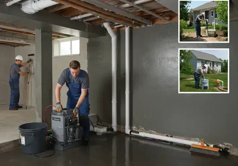 Basement Waterproofing and Flood Prevention process in Hamilton, MO